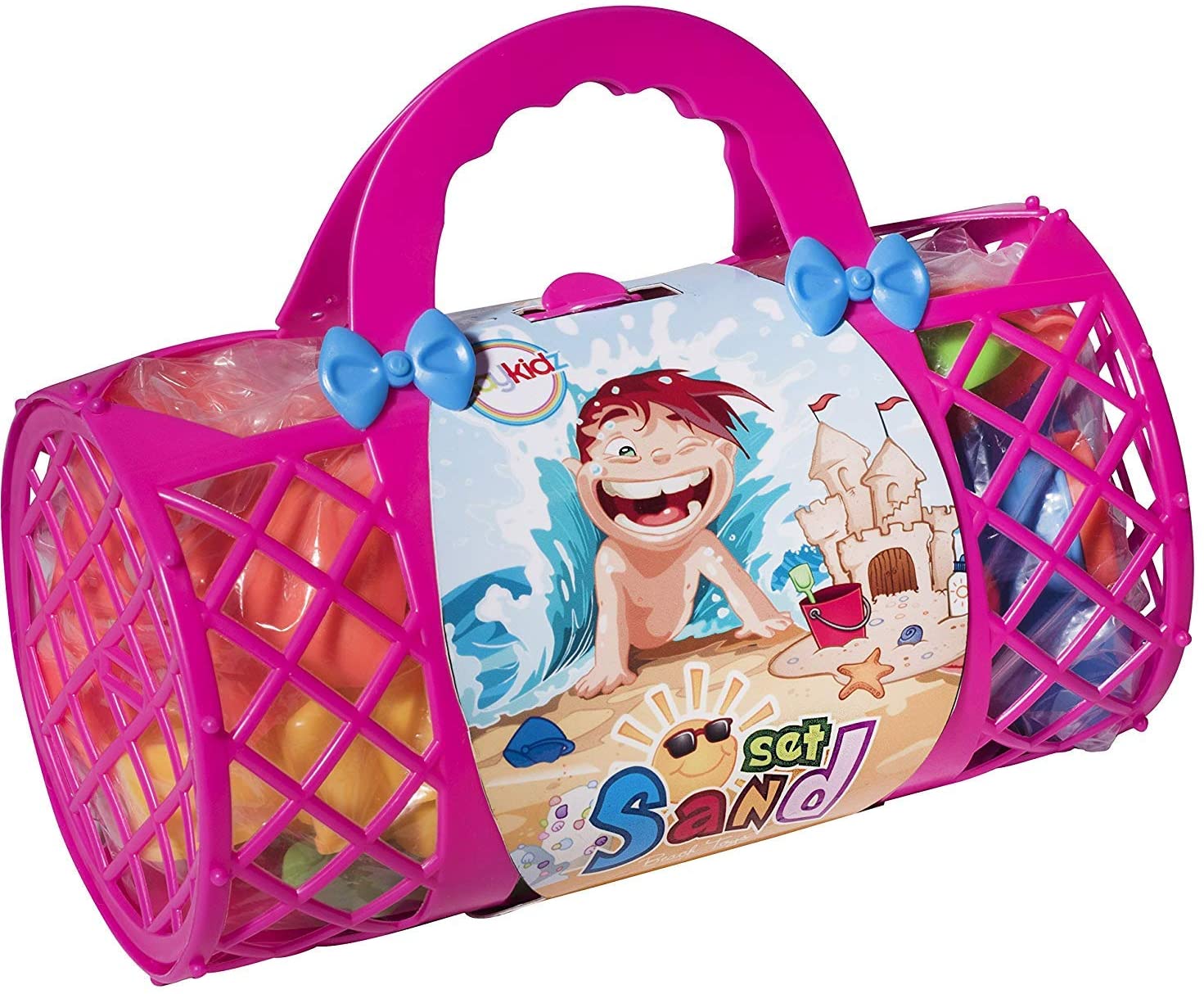 Toys 4 U Beach Toys Megapack Beach & Sandpit Set With Crab, Shell & Sea Lif