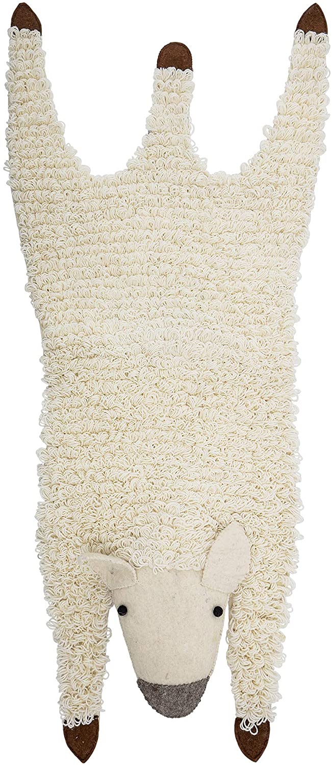 Bloomingville Natural Wool Rug