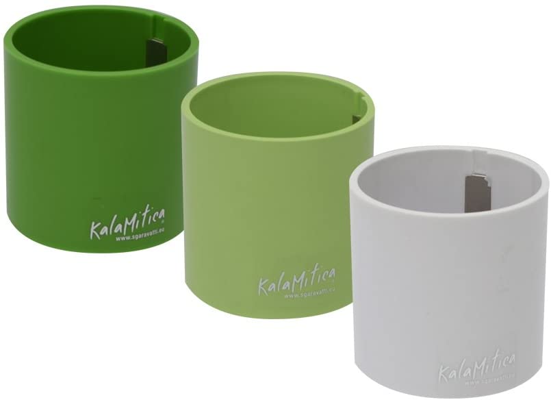 Kalamitica 6 Cm Diameter Cylinder Magnetic Pots - Green (Set Of 3)