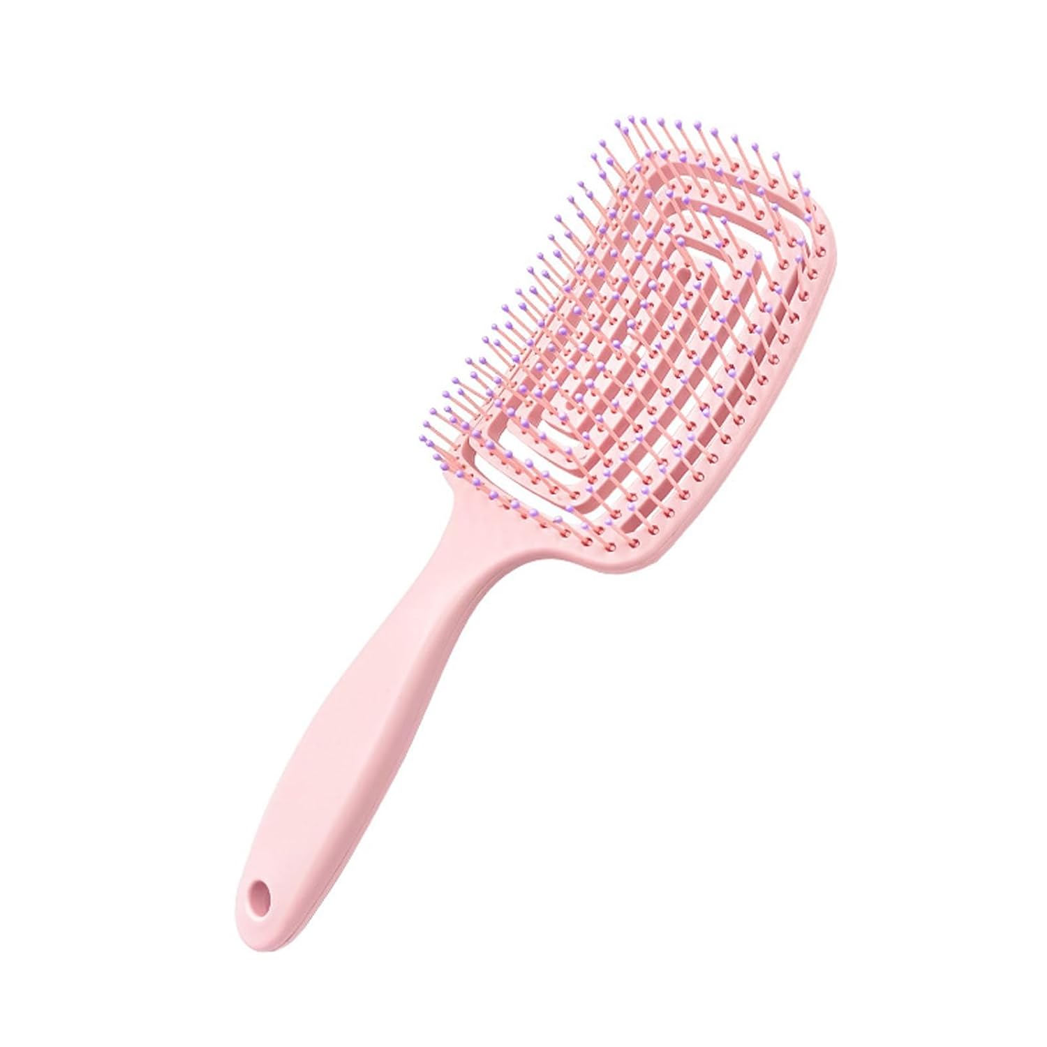 Detangling Brush, Dry and Wet Hair Brush Detangler for All Hair Types, Organic Hair Brush, Hair Brush with Withes Not Pull the Hair, Massage Comb Unique Spiral Spring for Scalp Massage.