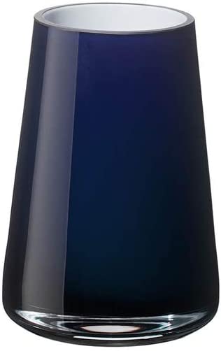 Villeroy & Boch Villeroy and Boch 12 cm Numa Mini Glass Midnight Sky Vase, Blue