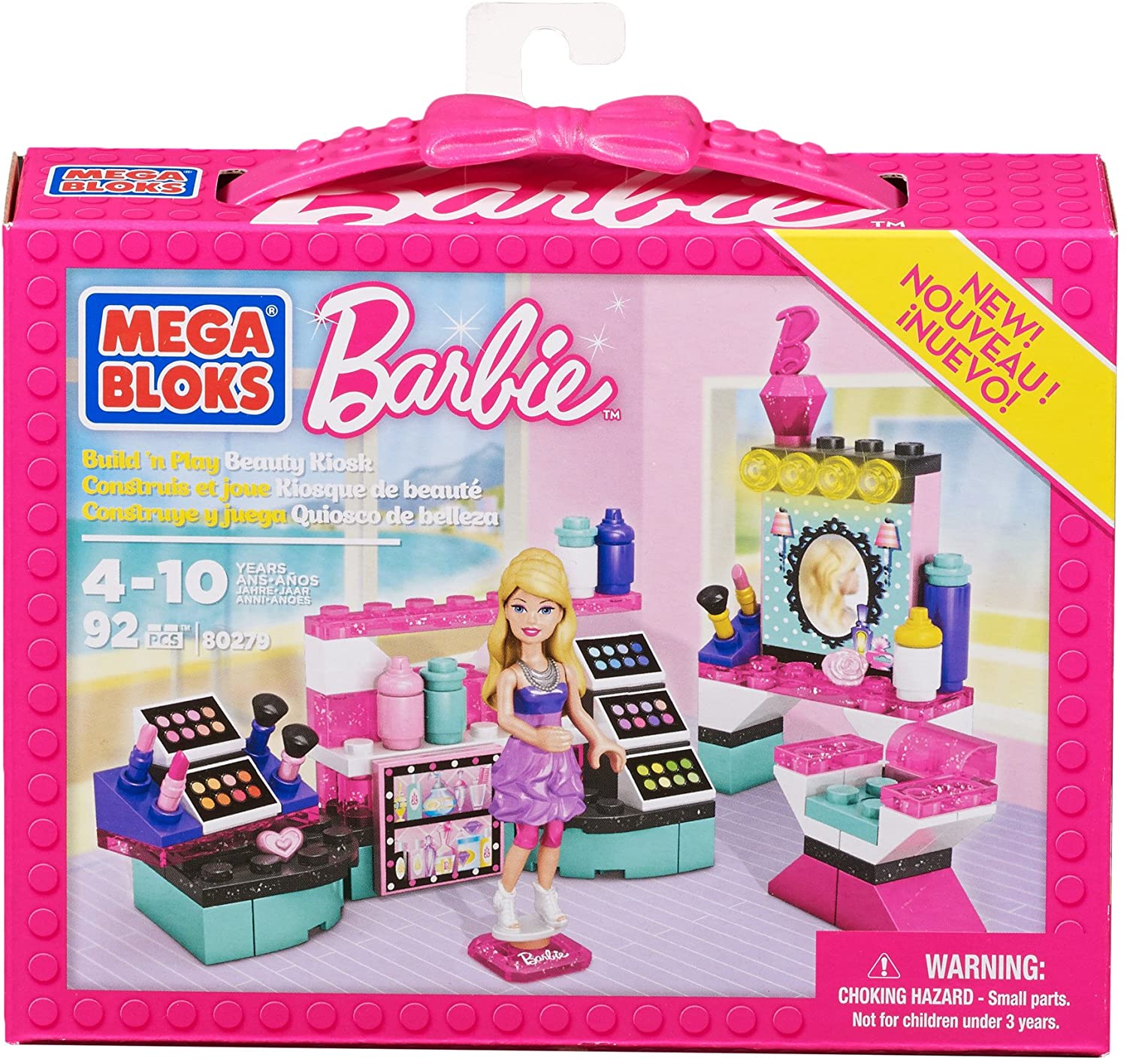 Mega Bloks Barbie Build N Play Beauty Kiosk