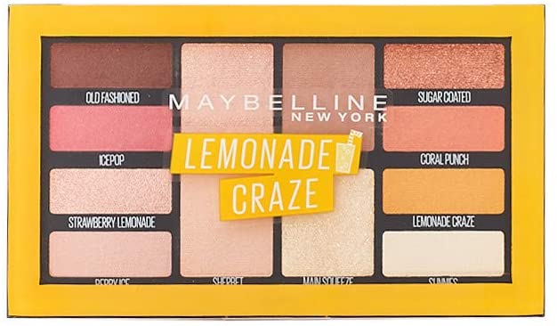 Maybelline New York Lemonade Bar Eyeshadow Palette in No.01 Lemonade Crazy 12g
