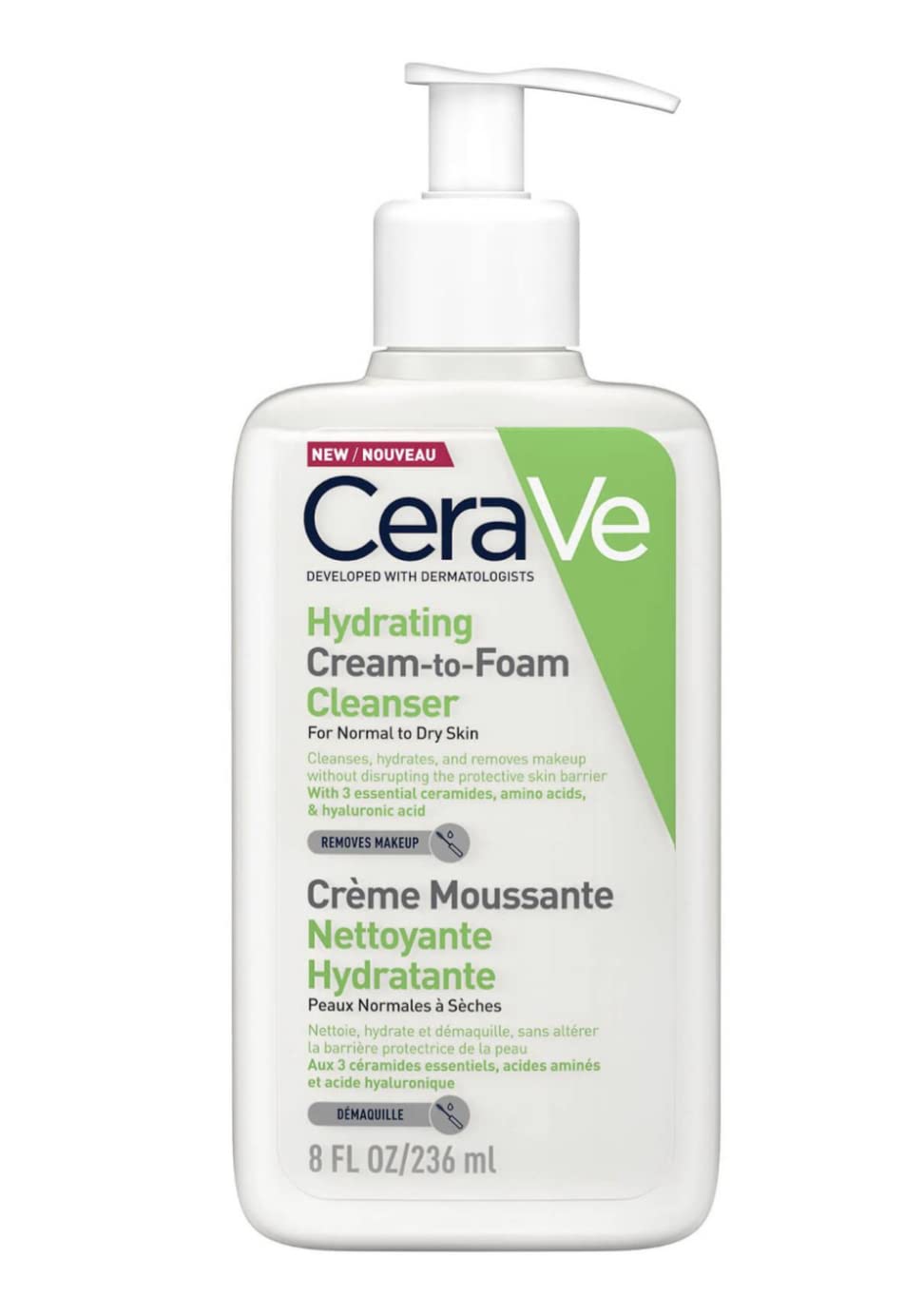 CERAVE P. Normal / Seca Lipiador Gel 236ml, dry very ‎cerave for moisturising wash 236 and body cream face skin
