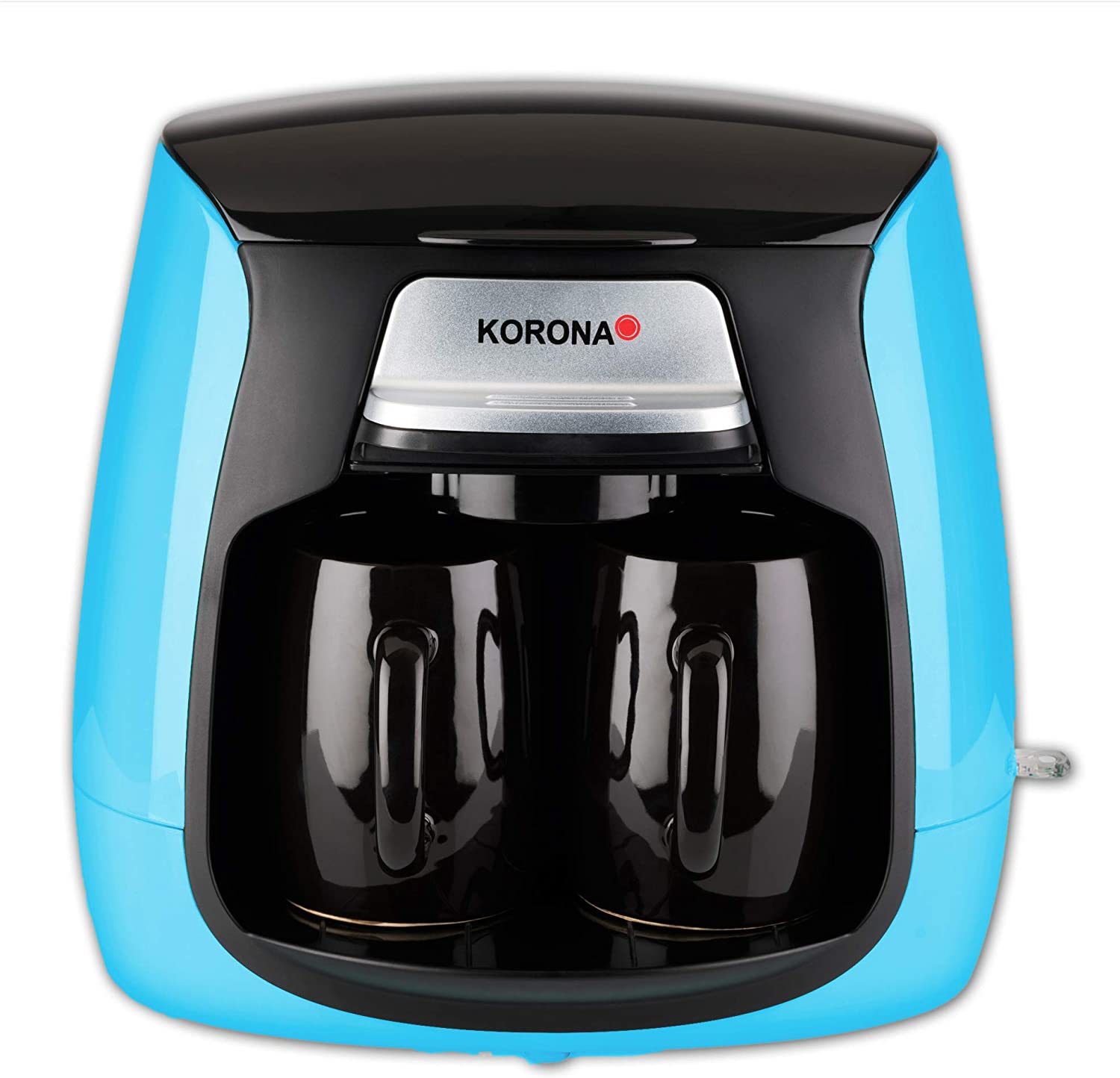 Korona 12207 Coffee Machine Light Blue Black Capacity Cups = 2