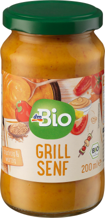 dmBio Grillsenf, 200 ml