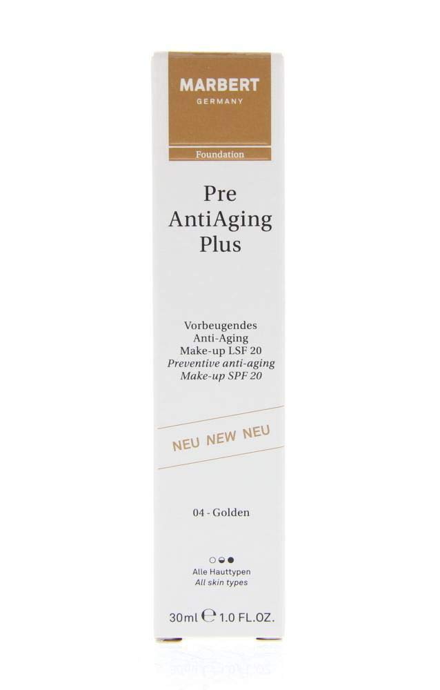 Marbert Pre-Anti-Ageing Preventive Makeup 04 Golden 30g, ‎preantiagingplus foundation