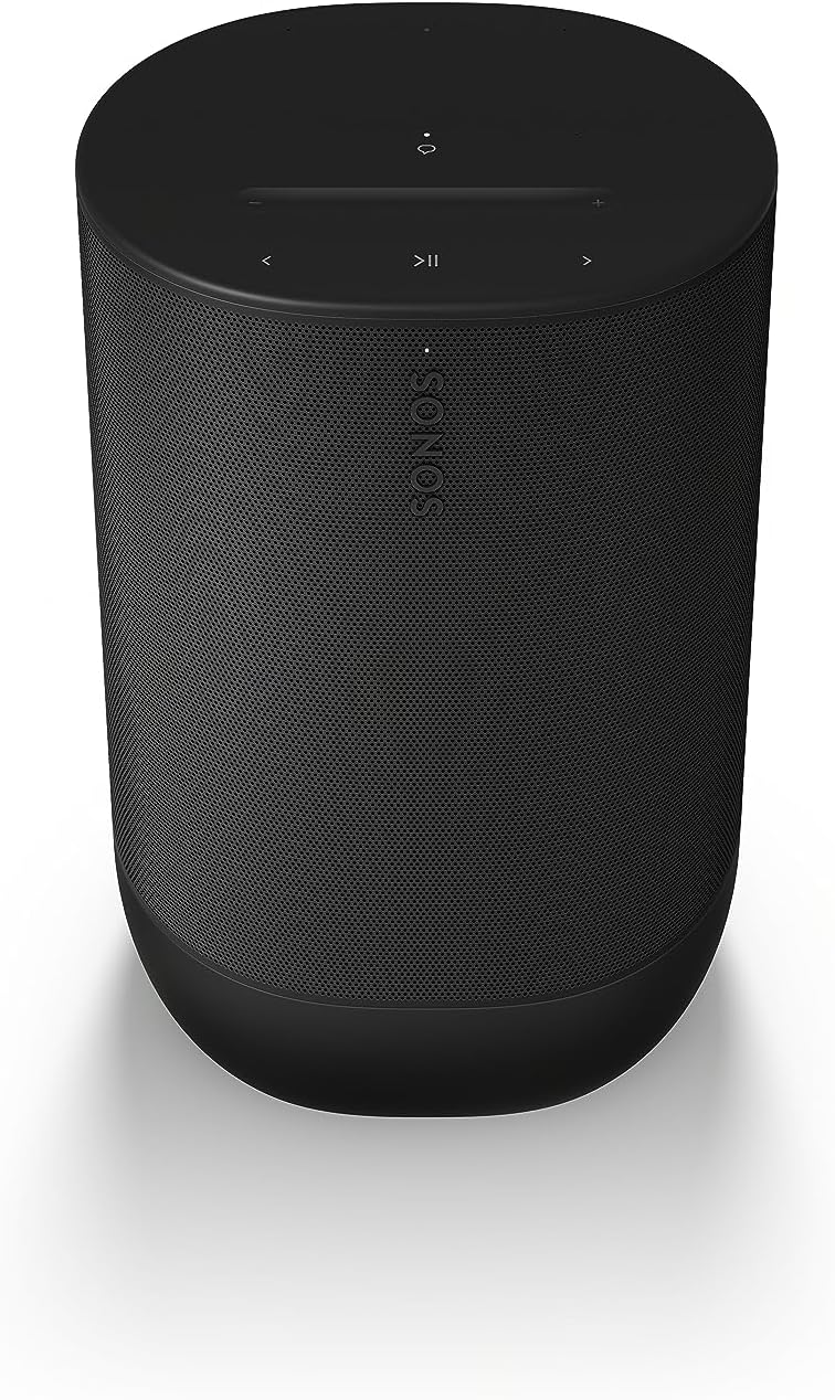 Sonos Move 2 Enhances Indoor and Outdoor Our Most Powerful Portable Speaker Delivers Heart-Pumping Stereo Sound Wherever You Want.(Black)