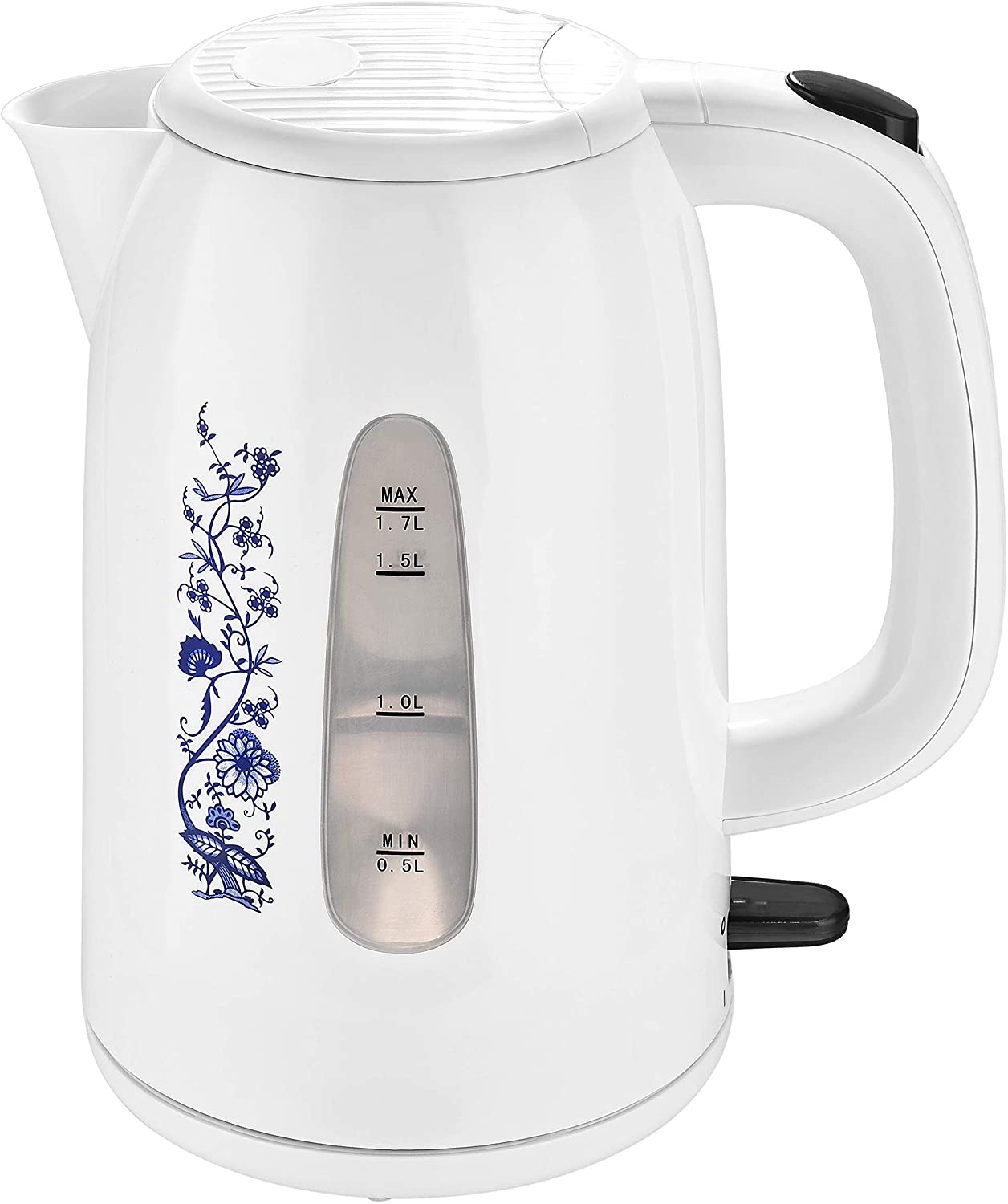 Efbe-Schott SC WK 1080.1 Z Unisex Cordless Kettle, White With Blue Onion Pattern Decor by, 000