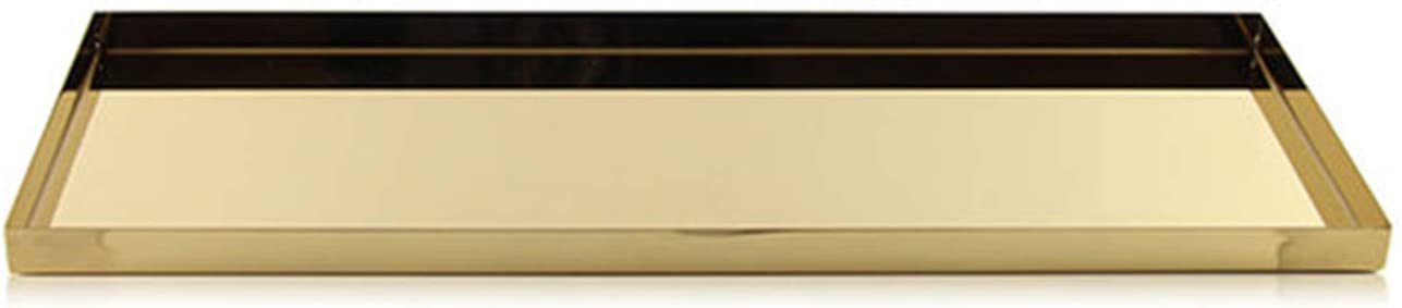 COOEE Design Tray, Decorative Tray, Brass, Gold, 50 x 18 cm