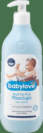 Baby washing gel head to toe sensitive, 500 ml