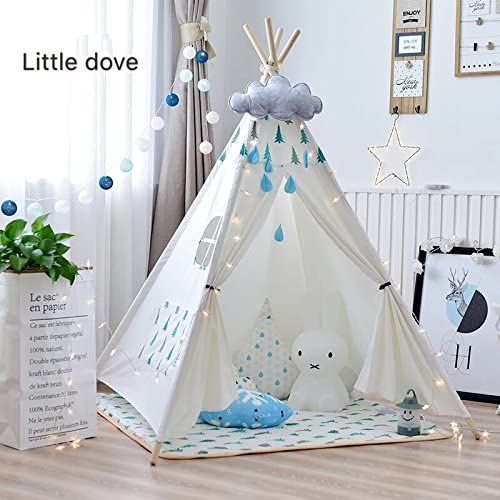 Little Dove Tent For Kids – 100% Natural Cotton Canvas Play Tent For Kids-C
