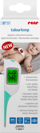 Reer Digital clinical thermometer \"Colour Temp\" with large display, 1 pc