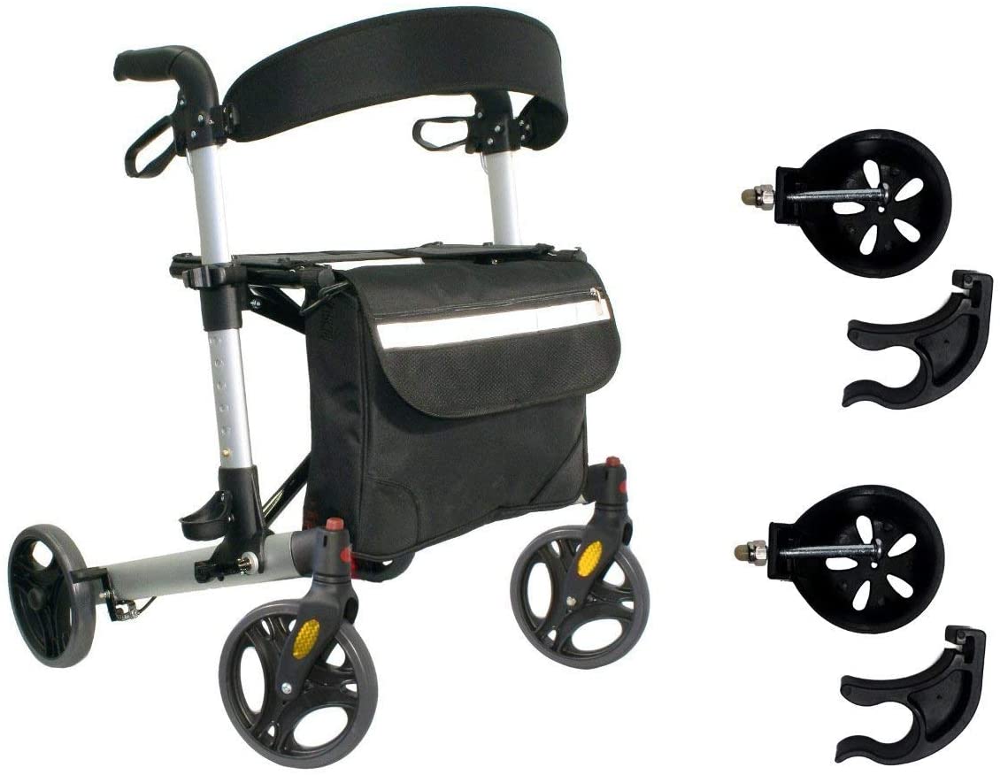 FabaCare Weinberger Aluminium Folding Rollator with Accessories (9269), , ,