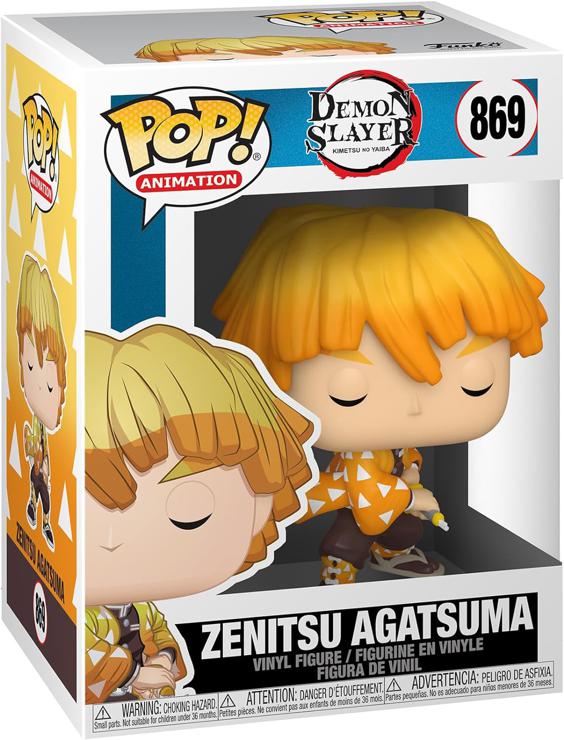 Funko Pop! Animation: Demon Slayer - Zenitsu Agatsuma - Vinyl Collectible Figure - Gift Idea - Official Merchandise - Toy for Children and Adults - Anime Fans - Model Figure for Collectors