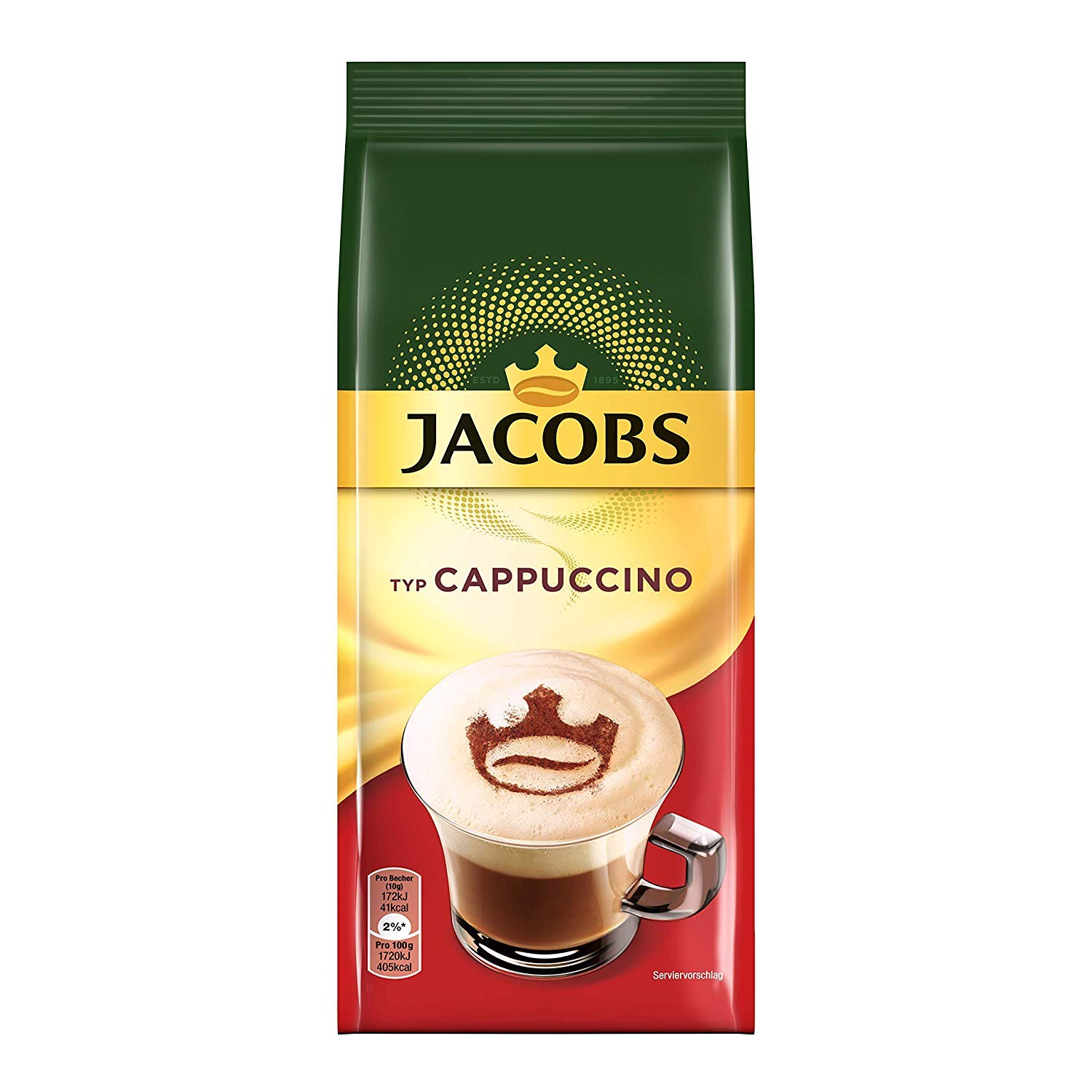 Jacobs Cappuccino Coffee Specialty 400g Refill Bag