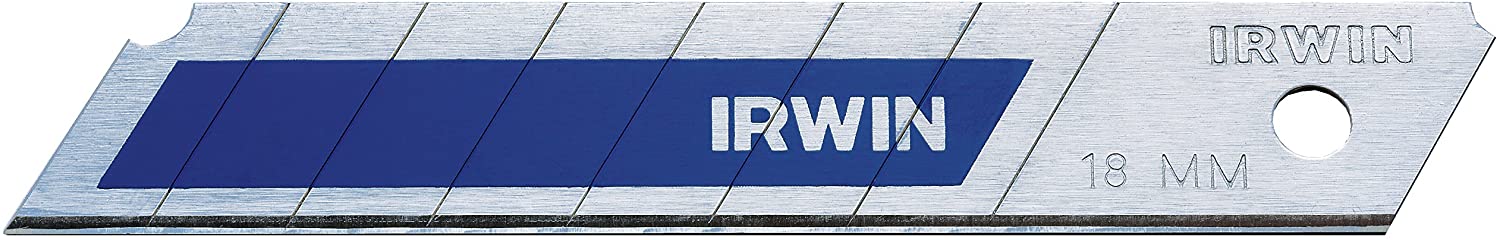 Irwin Blue Blades 10507104 Bi-Metal Snap Off Blade 18 mm (Pack of 50)
