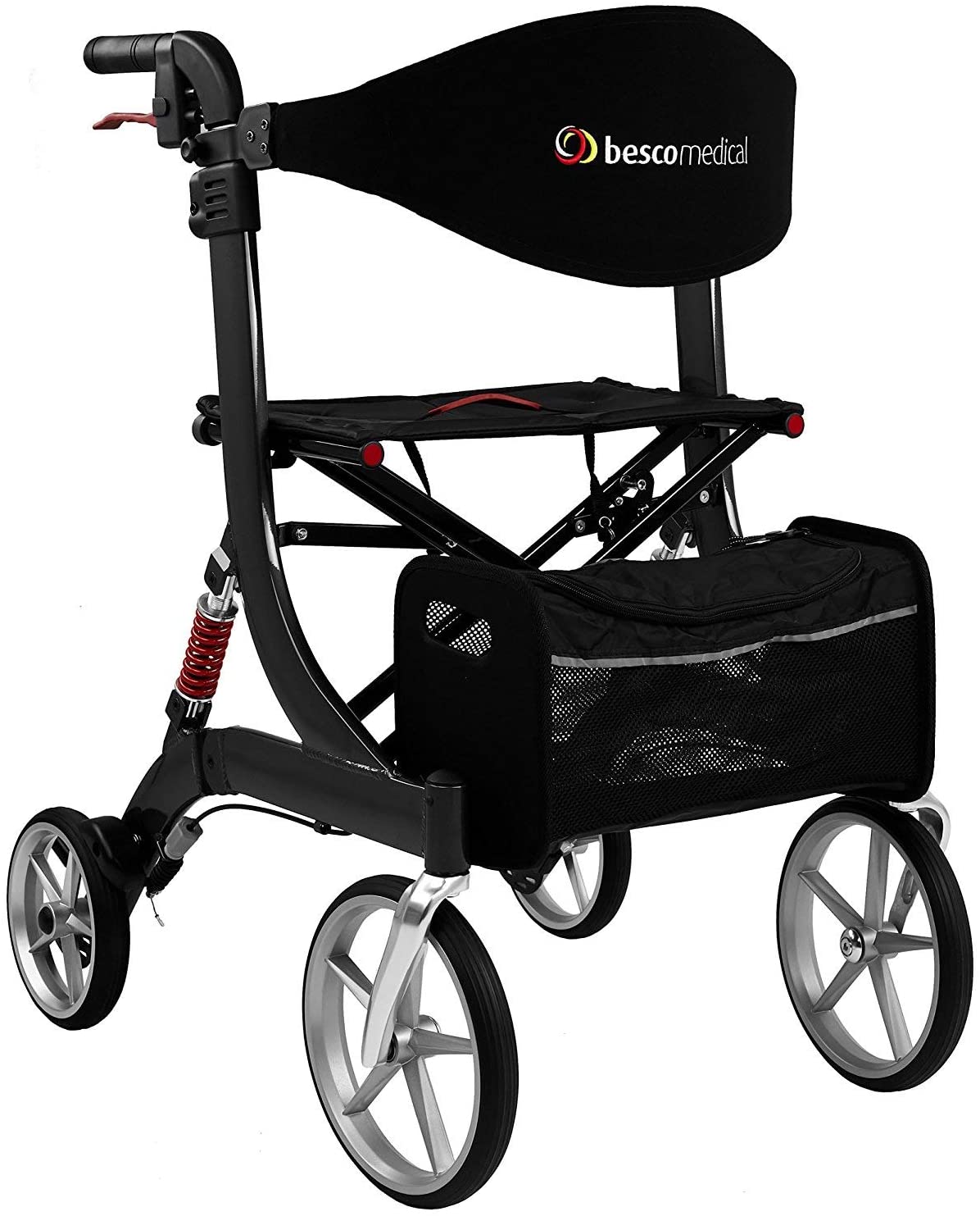 bescomedical Spring Lightweight Rollator with Suspension