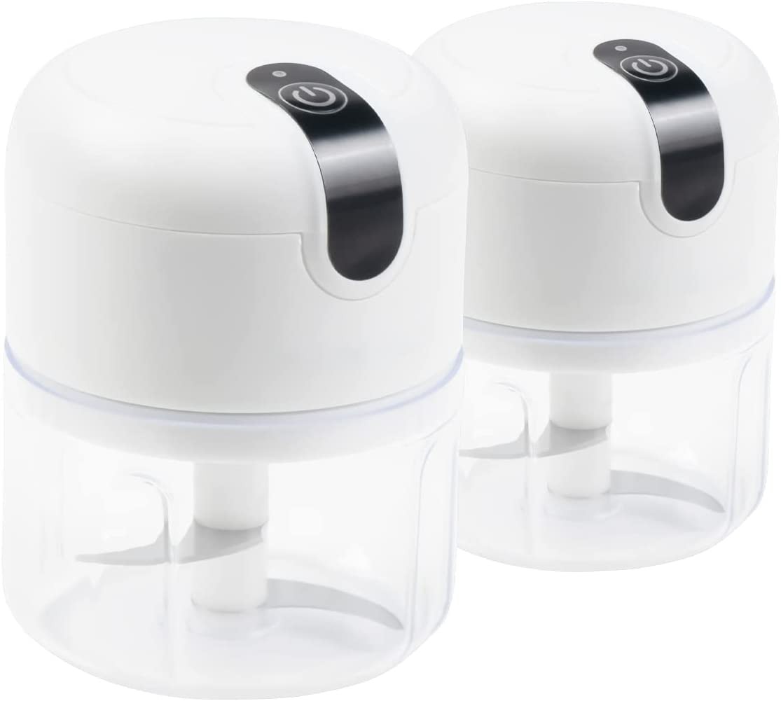 Genius Choptastic Pro Multi Chopper 2-Piece 30 Watt 250 ml Capacity Chopper for Fruit, Vegetables, Cheese, Chocolate, Nuts - Ideal for Small Cutting