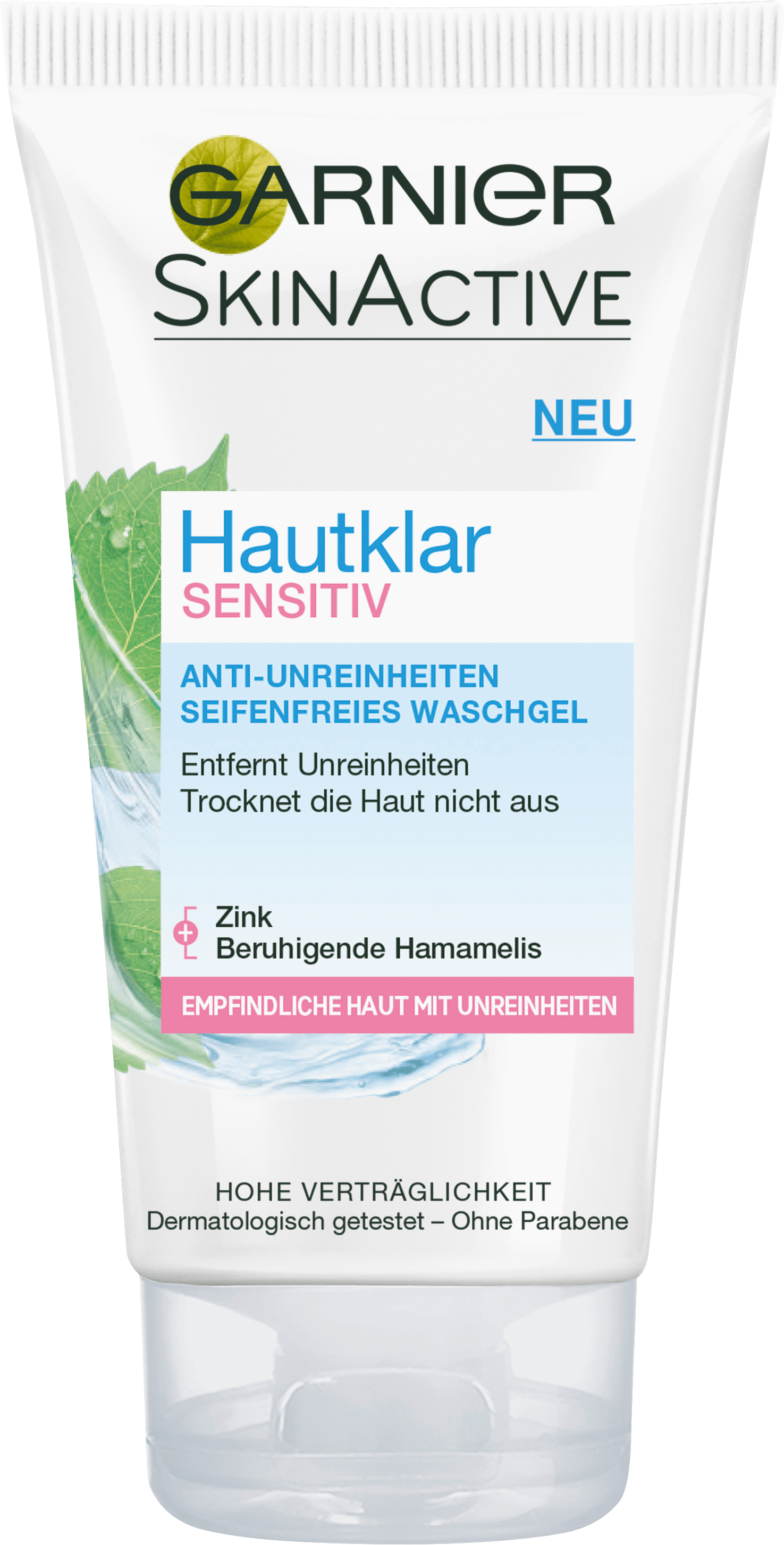 Garnier Hautklar Cleansing Gel-Sensitive, 150 Ml