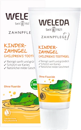 Toothpaste gel children fluoride-free, 50 ml