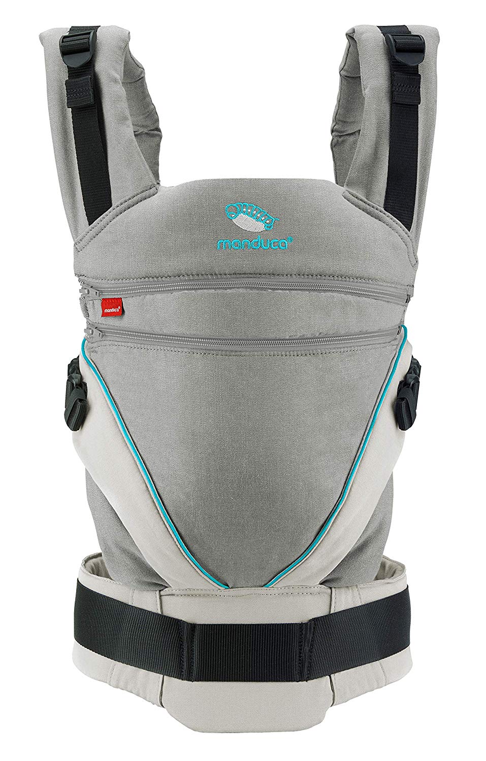 manduca XT/All-In-One Baby Carrier for Newborns - Organic Cotton, One Size, Grows with Your Child - Flexible Carrying System for Babies and Children from 3.5 to 20 kg