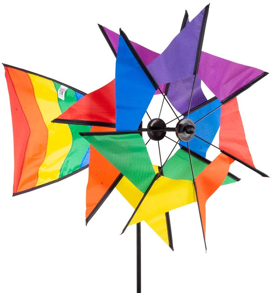 Wind Spinner/Windmill 77 Rb/Uv Resistant And Weatherproof – Windmills: Whee