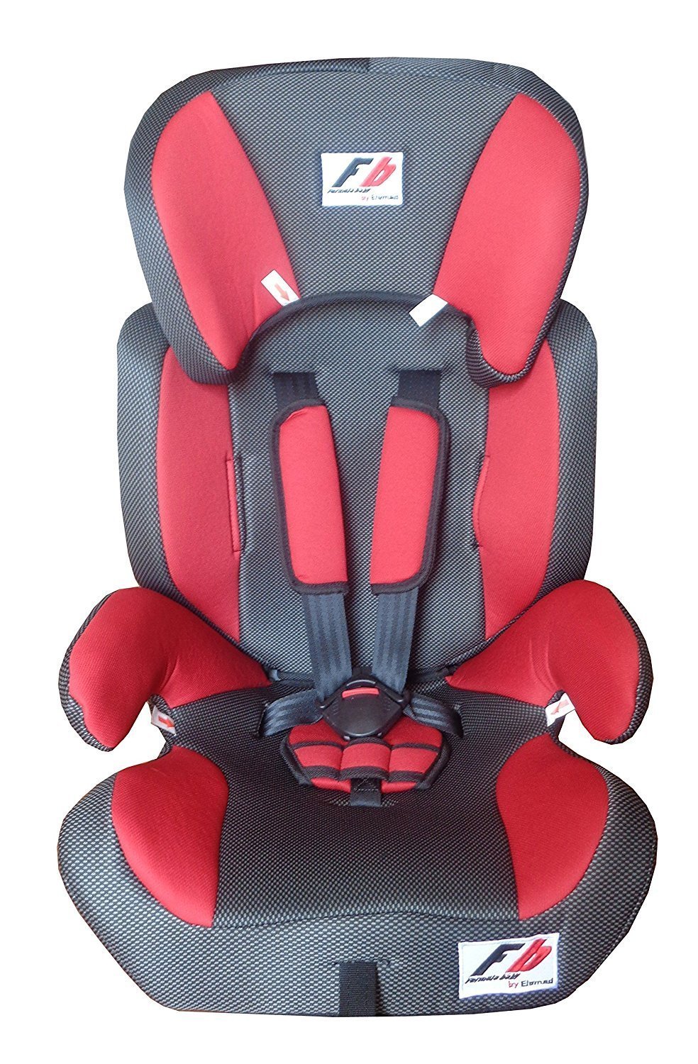 Elemed 123-RG Formula Baby Car Seat Group 1, 2 and 3 Red