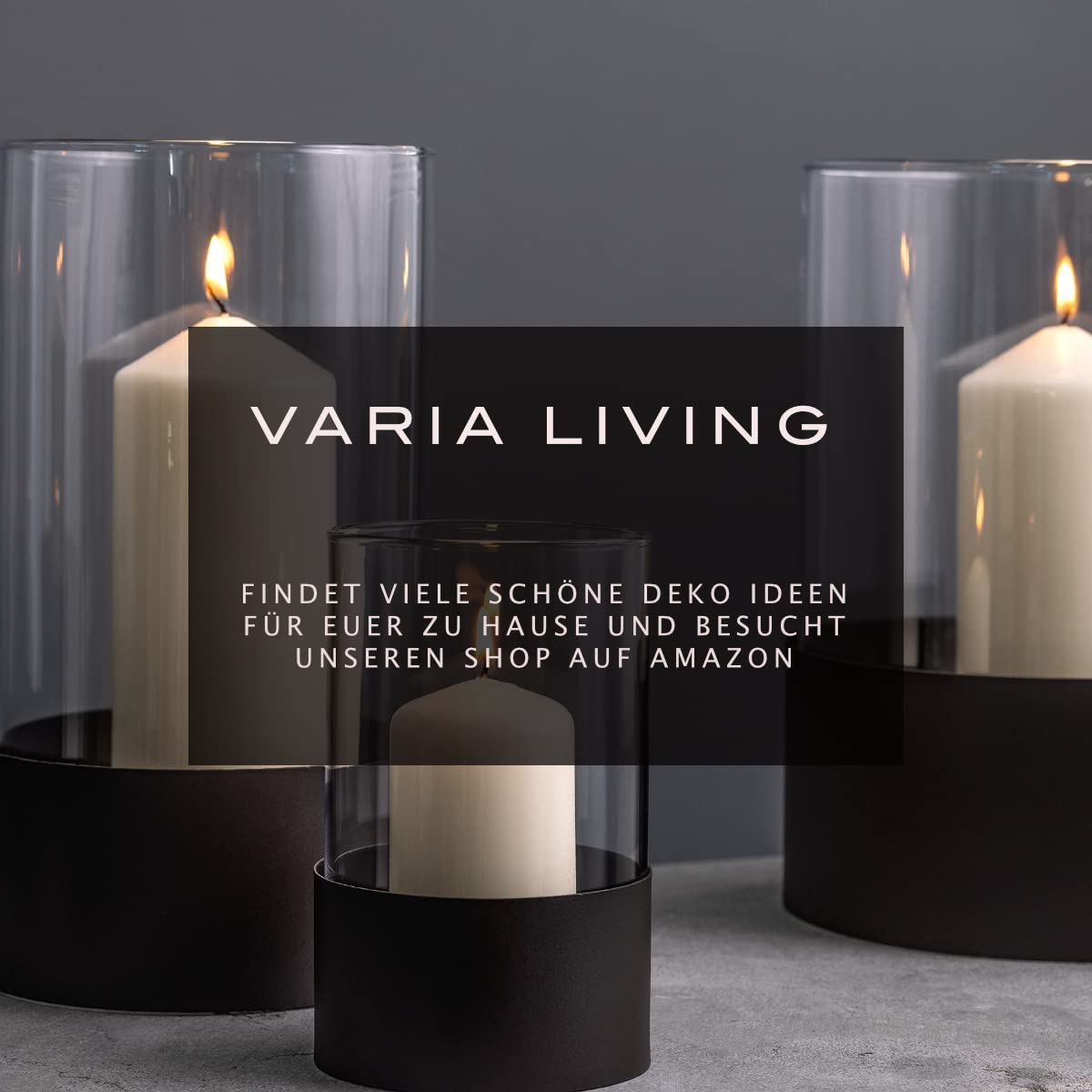 Varia Living Glass Cylinder without Base for Lantern, Various Sizes Available, Replacement Glass for Outdoor and Indoor Open Glass Tube, Large, Transparent