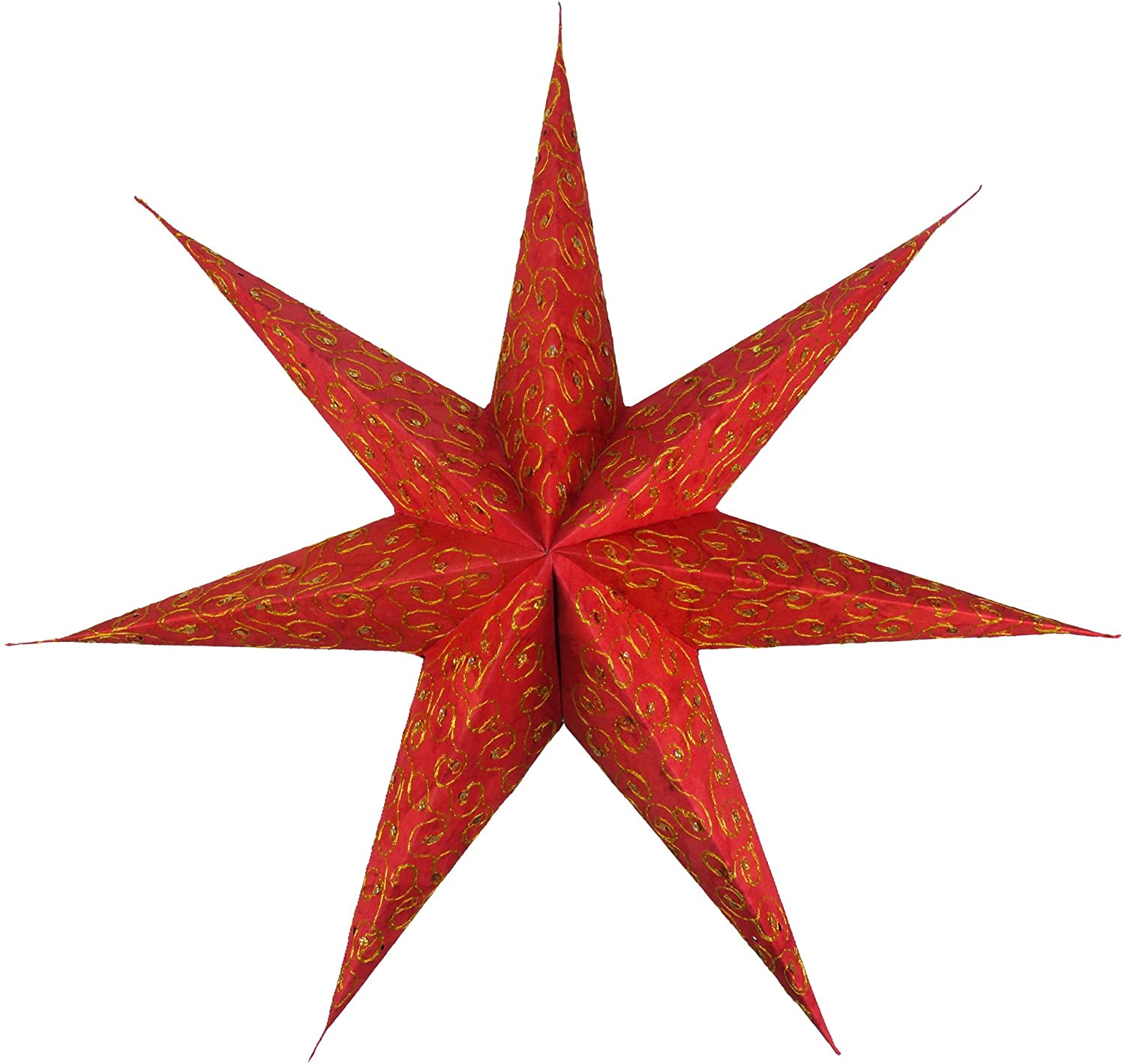 Foldable Christmas Neon-Paper Star Ikarus/Paper Star Star 7 Points