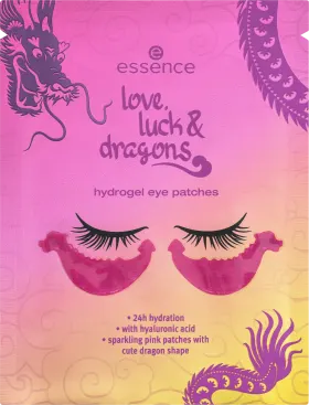 essence Eye pads hydrogel love, Luck & Dragons (1 pair), 2 hours