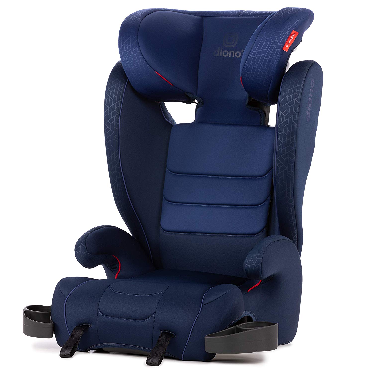 Diono Monterey XT Fix Expandable High Back Booster Car Seat with Expandable Height and Width, Group 2/3 (4 to 12 Years Approx, 15-36 kg), Blue