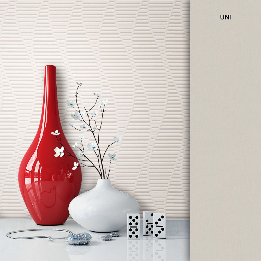 Newroom Wallpaper Beige Non-Woven Graphic, Modern Stylish And Modern And El