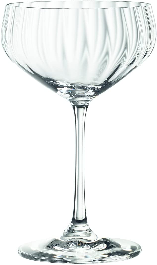 Spiegelau & Nachtmann, LifeStyle 4450178 4-Piece Cocktail Bowl Set Champagne Bowl / Coupette Glass 310 ml