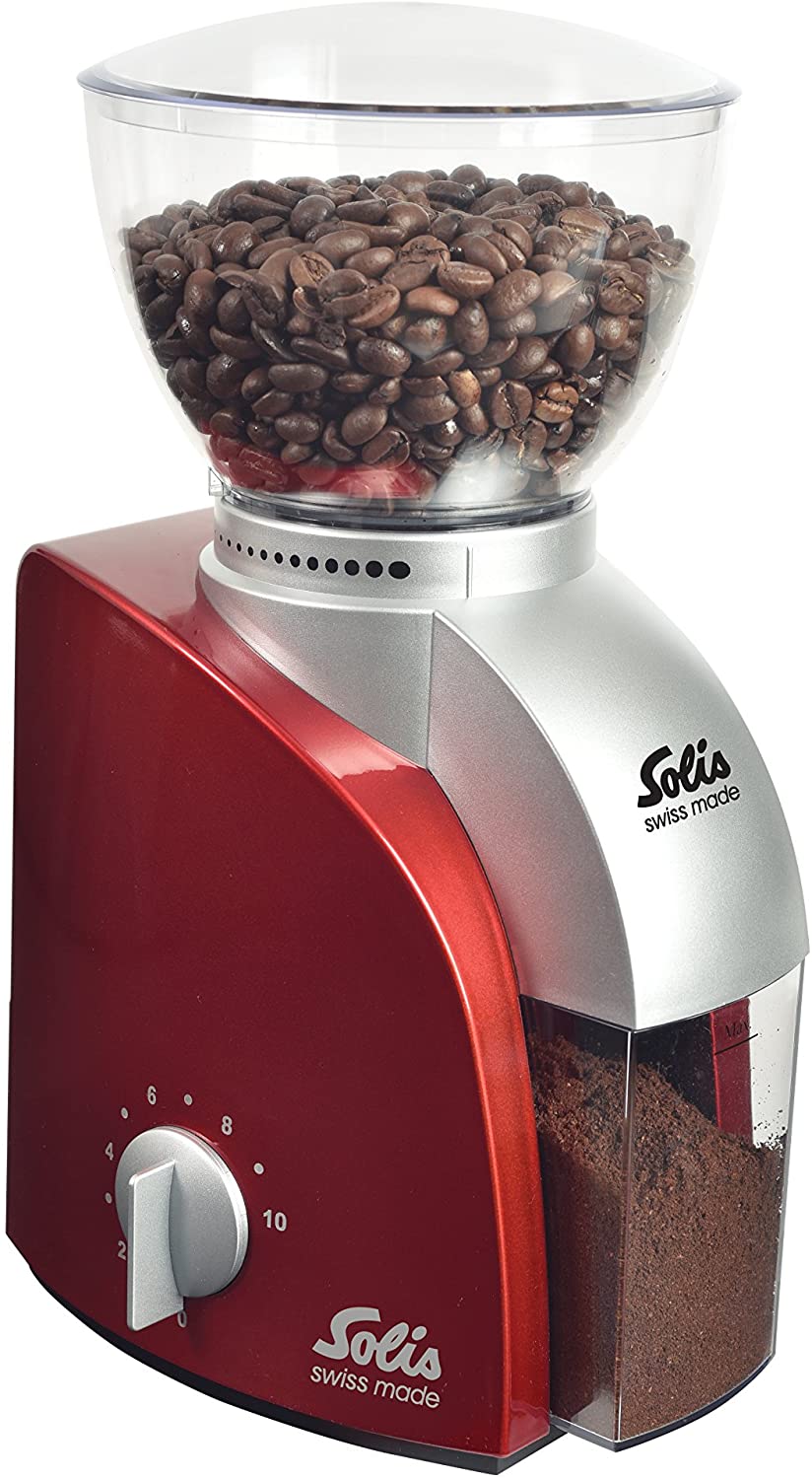 Solis Electric Coffee Grinder 1 to 10 Cups 13 Grinding Levels Antistatic Co