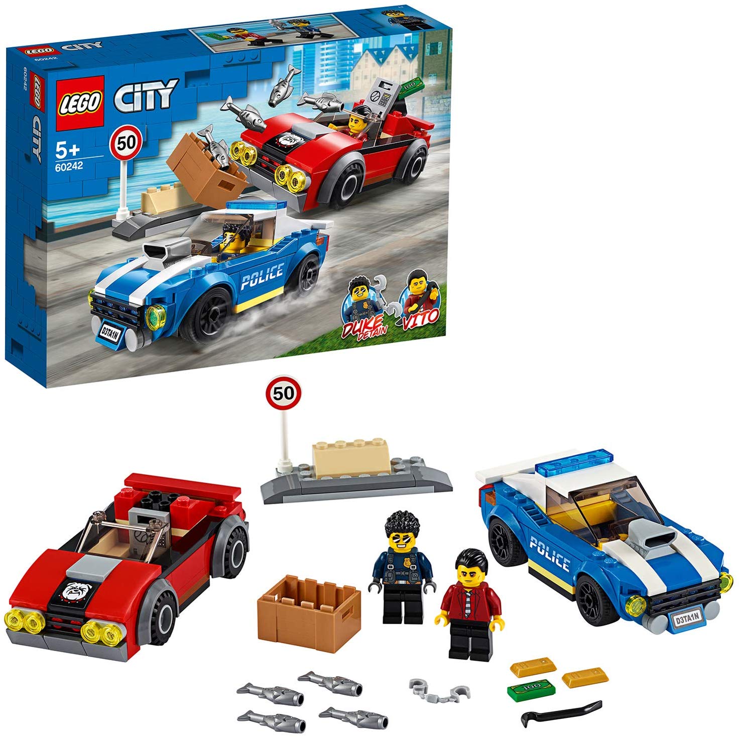 Lego 60242 - Arrest On The Highway, City, Construction Kit