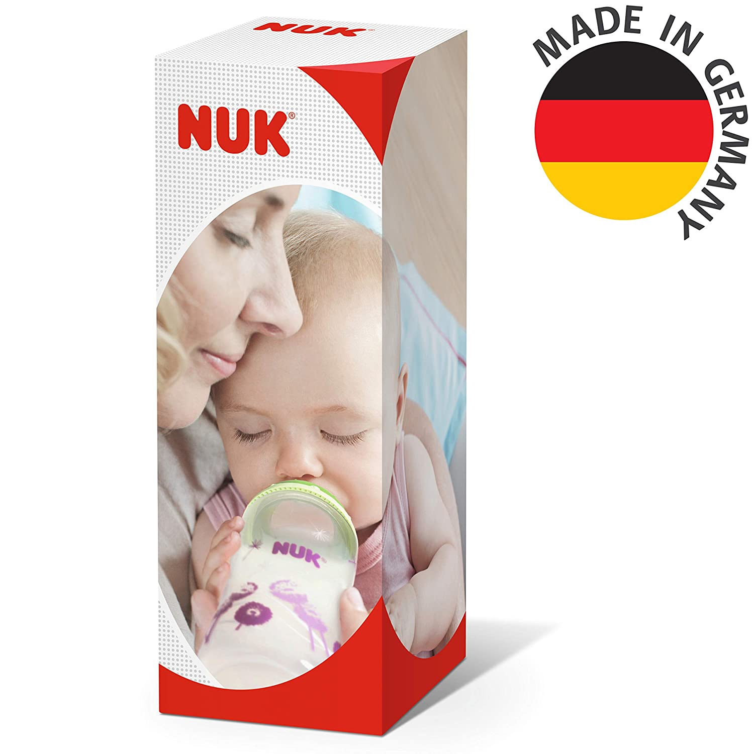 NUK Active Cup Drinking Cup 12+ Months, Leak-Proof Drinking Spout Clip & Protective Cap for Travelling, 300 ml BPA-Free