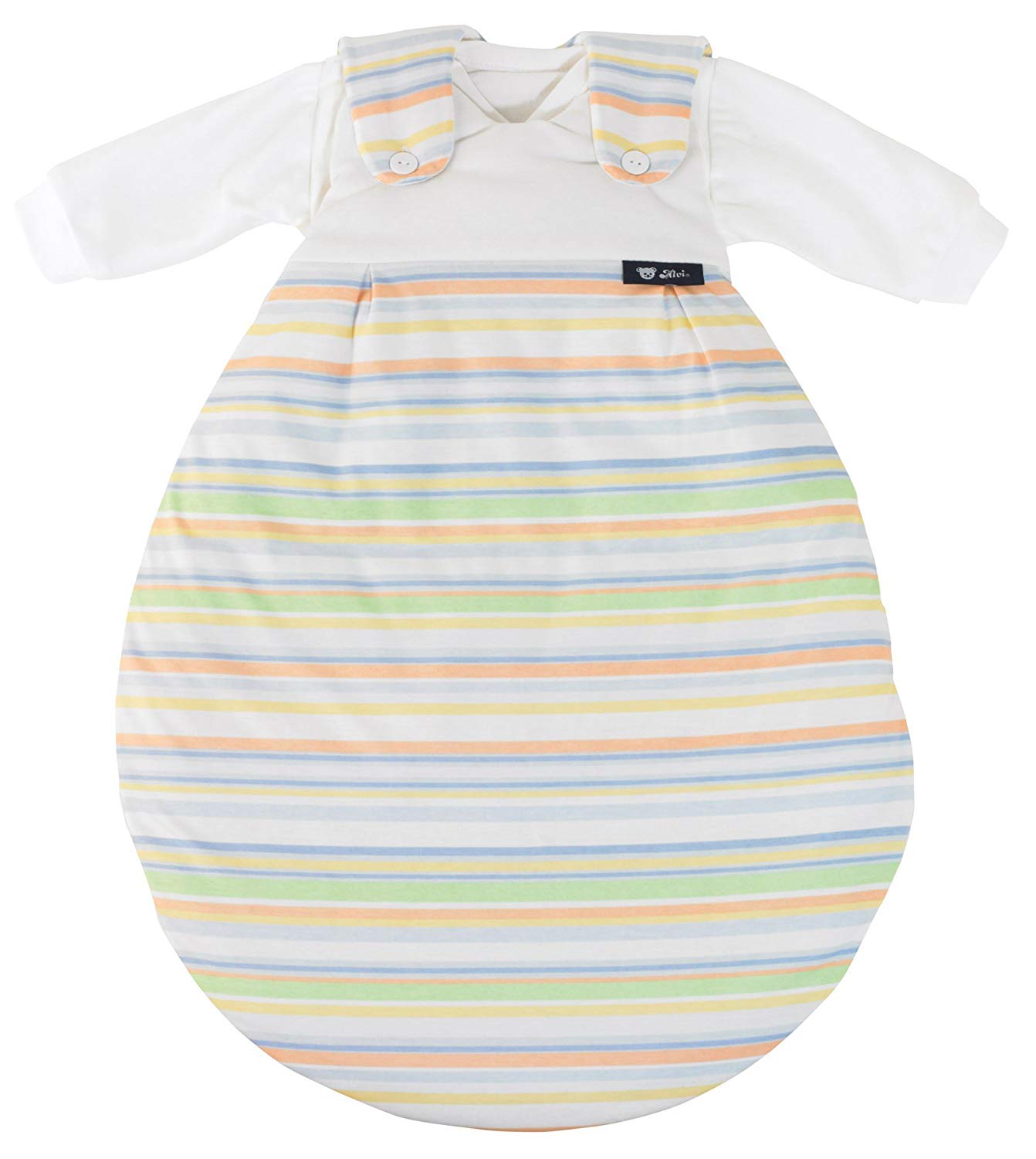 Alvi 423901180 Baby Mäxchen, 3 - teilig, \"Bunte Streifen\"
