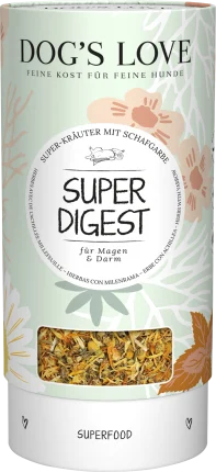 Food supplement for dogs Herbal mixture \"Super Digest\" for stomach and intestines, 70 g