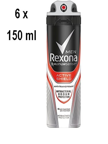 &apos;Active Shield 6 x Rexona Men Deodorant Spray 150 ml