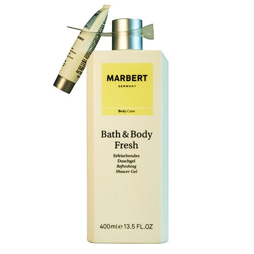 Marbert bath & body fresh shower gel 400ml + Aqua Booster Serum 15 ml