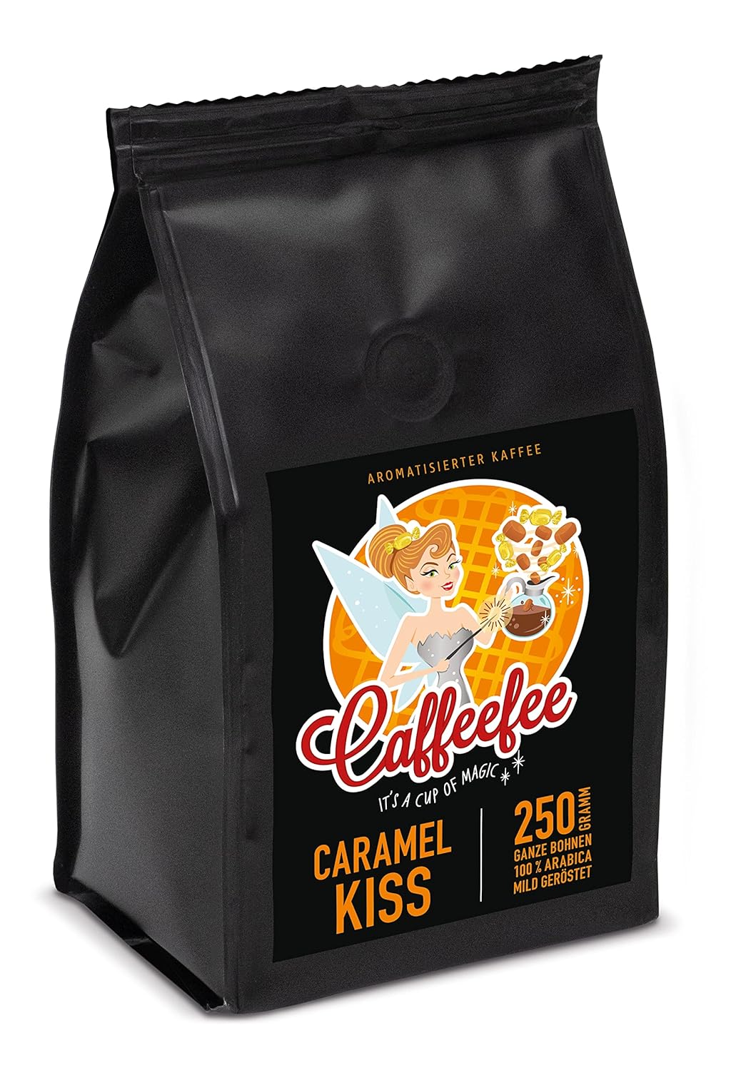 Caffeefee Caramel Kiss Beans 250g Flavored Roasted Coffee