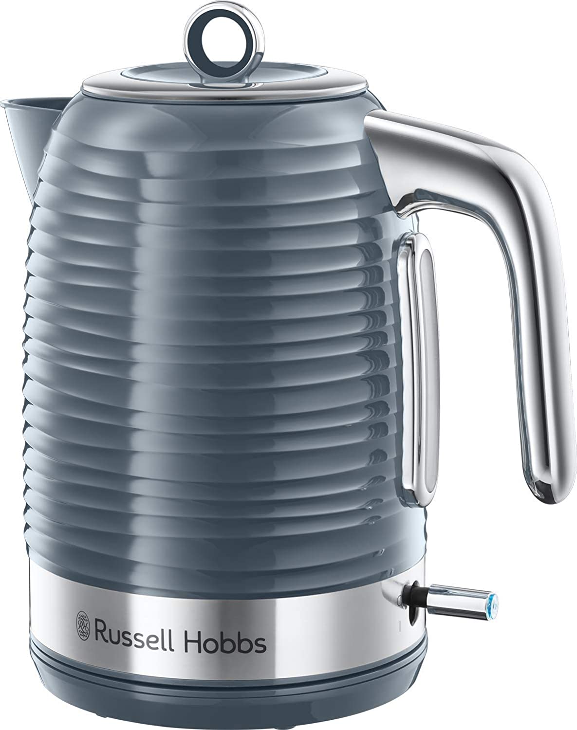 Russell Hobbs Inspire Kettle, Grey, 1.7 litres, 2400 W, Quick Boil Function, Optimised Pouring Spout, Removable Limescale Filter, Water Level Indicator, Tea Maker 24363-70 [Amazon Exclusive]