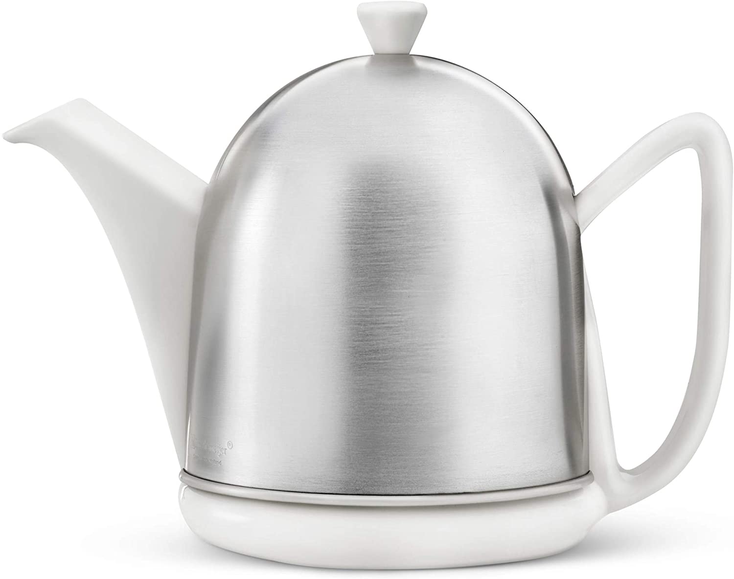 Bredemeijer Cosy Manto Teapot 3510 W – 1.0 L, Ceramic White with Insulated Shell by Amazon Source