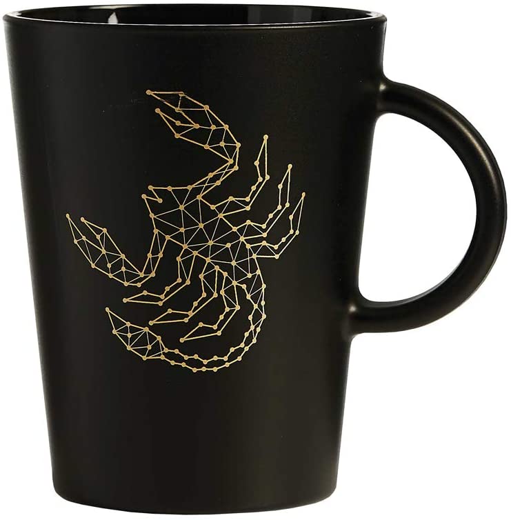 Zauberwerk Coffee Cup with Saucer 380 ml Scorpio Zodiac Sign