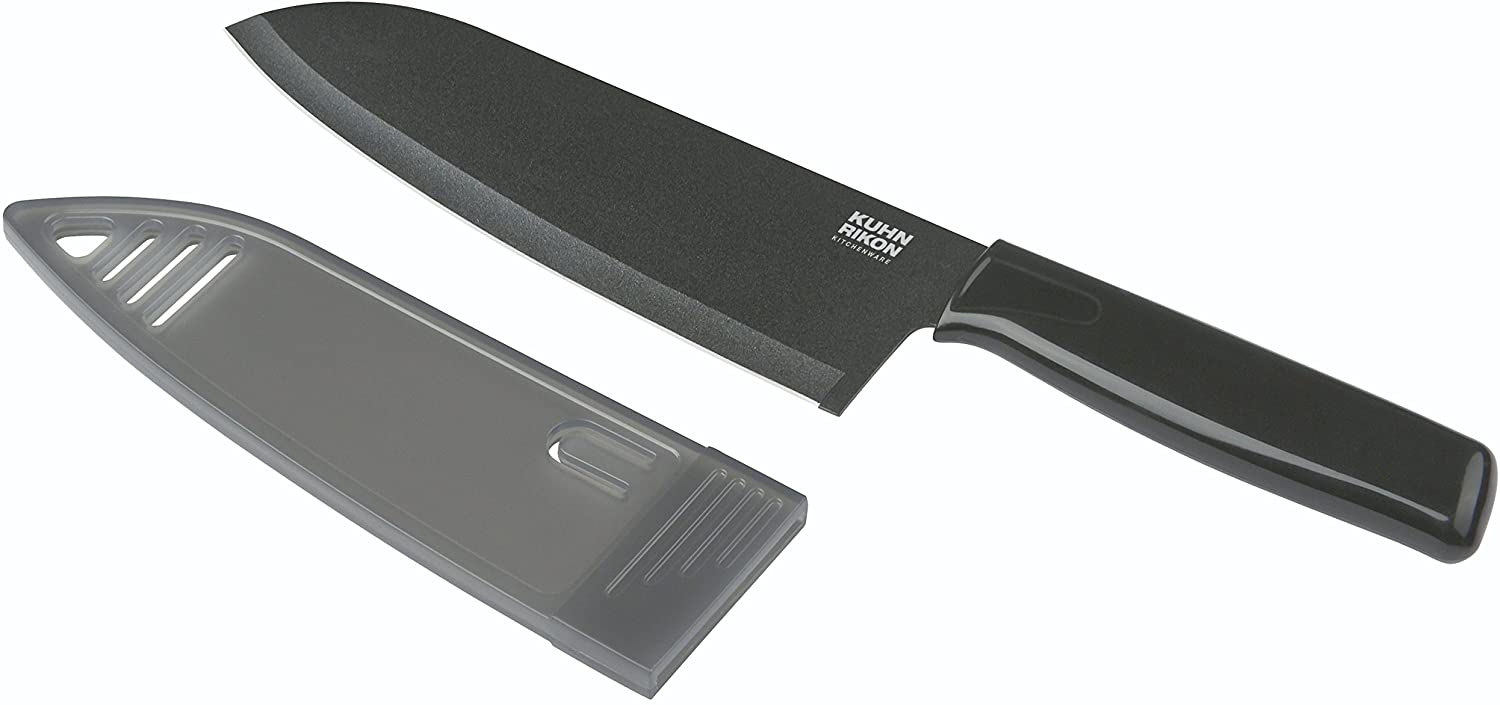 Kuhn Rikon Colori Non-Stick Chef\'s Knife, Black