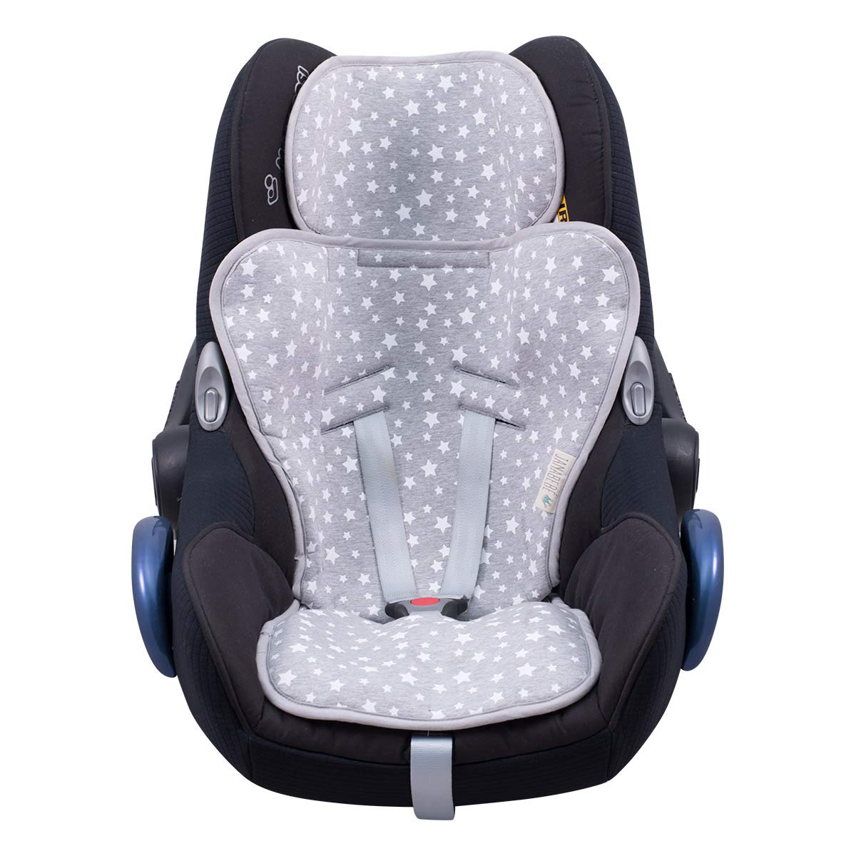 JANABEBE Seat Cover for Child Car Seat Size 1 2 3 (Winter Star)