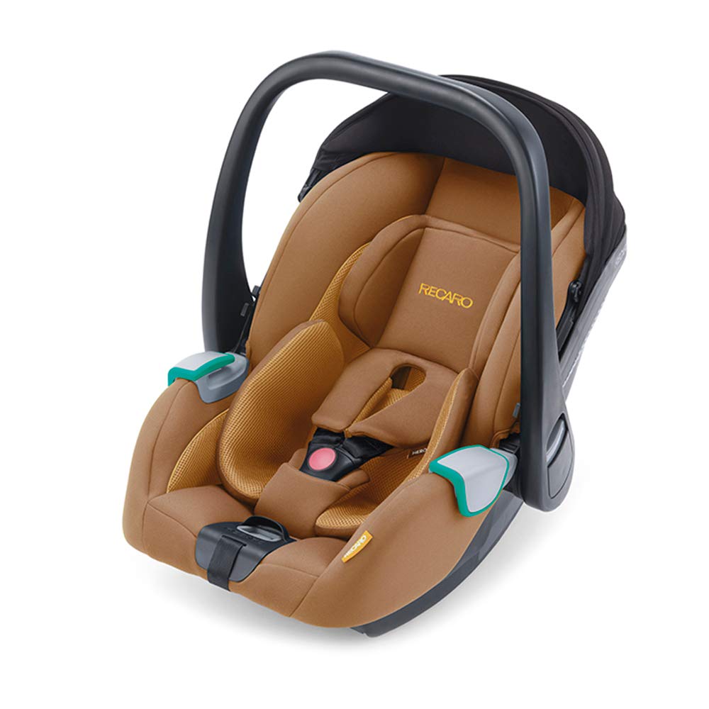 RECARO Kids, Avan, i-Size 40-83 cm, Baby Seat 0-13 kg, Compatible with Avan/Kio Base (i-Size), Use with Pram, Easy Installation, High Safety, Select Sweet Curry