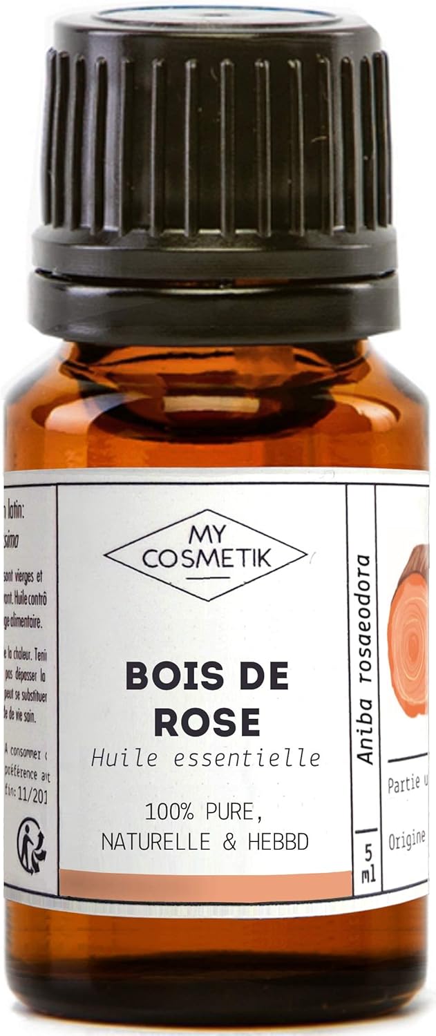MY COSMETIK - Rosewood Essential Oil - HEBBD/HECT Chemotyped - 100% Pure and Natural - 30 ml