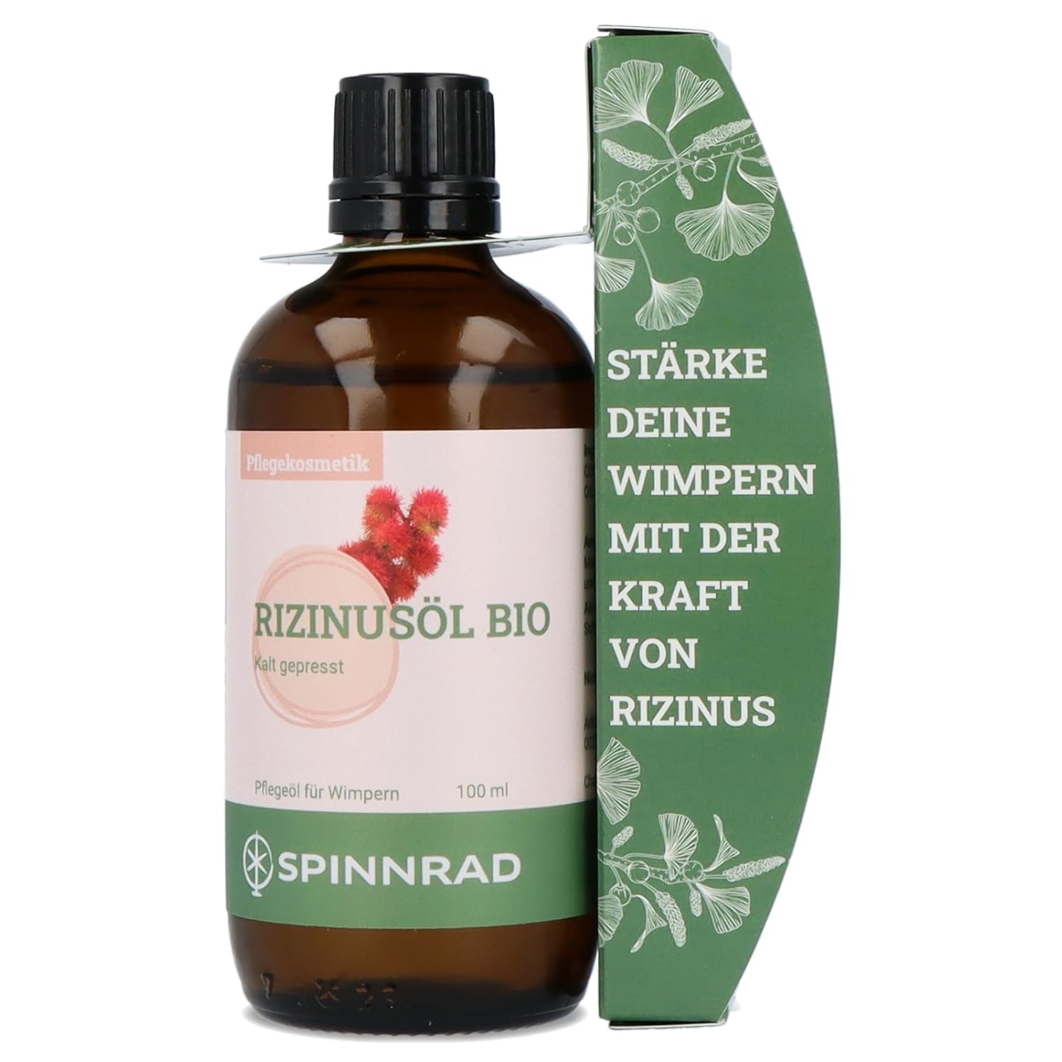 Organic Castor Oil for Healthy Eyelashes and Hair 100 ml